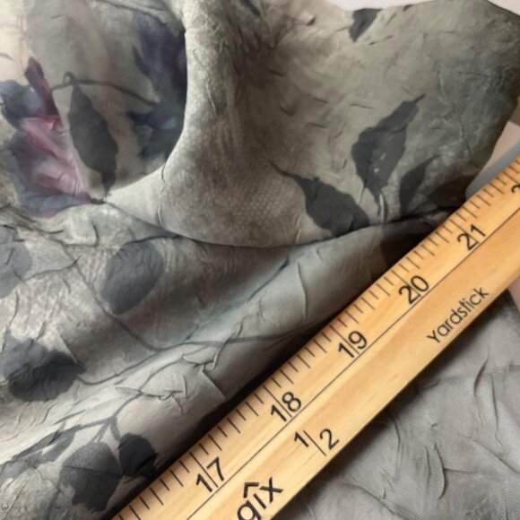 VTG Dress Barn Med-Large Dark Floral Maxi Dress Sheer Y2K  Fairy Whimsical - Picture 7 of 15